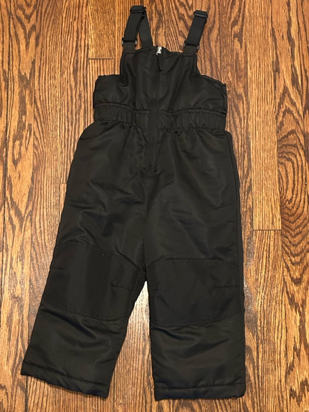 wonder nation Black Kids Insulated Snow Overalls
